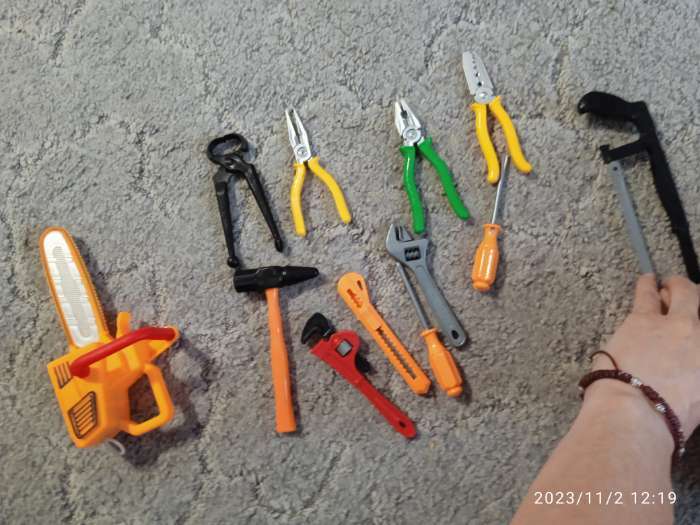 Фотография покупателя товара Набор инструментов «Умелые ручки», 11 предметов - Фото 1