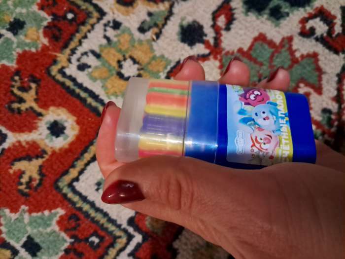 Фотография покупателя товара Счетные палочки 50 штук, в пластиковом пенале, МИКС «Смешарики» - Фото 5