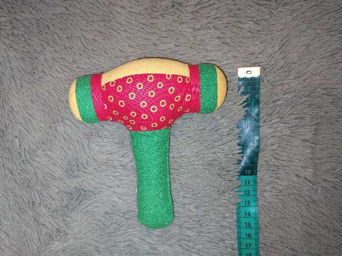 Фотография покупателя товара Развивающая мягкая игрушка «ШуМякиши. Молоточек», МИКС