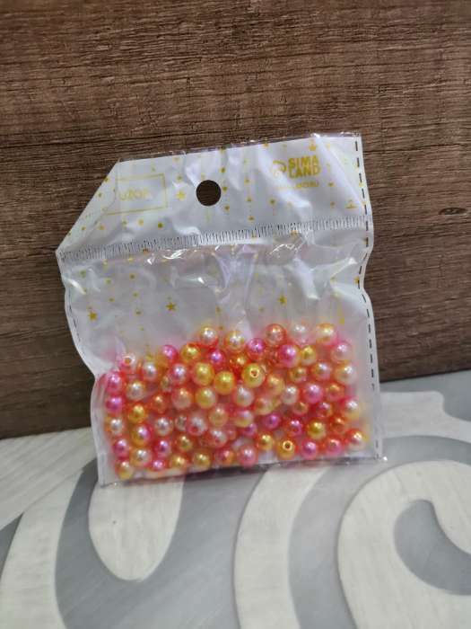 Фотография покупателя товара Бусины для творчества пластик "Градиент фиолетовый" набор 20 г, d=0,8 см, МИКС - Фото 1