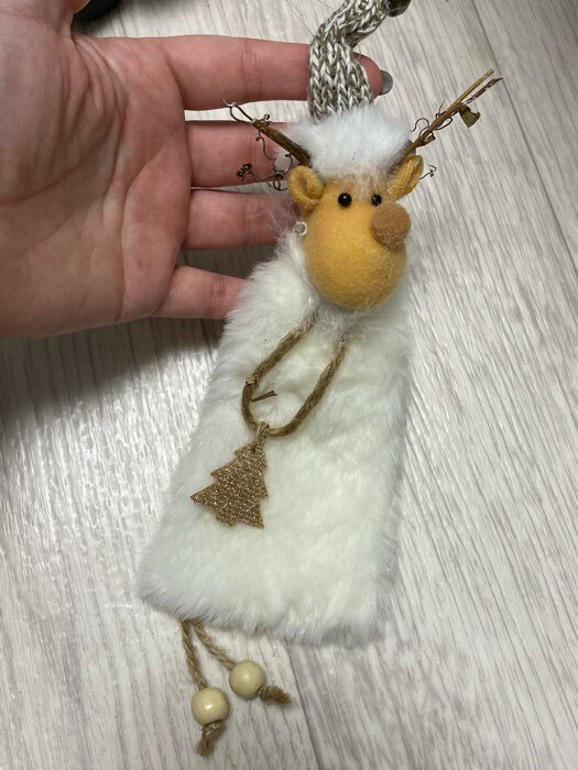 Фотография покупателя товара Подвеска «Олень», с декоративным элементом, цвета МИКС - Фото 2