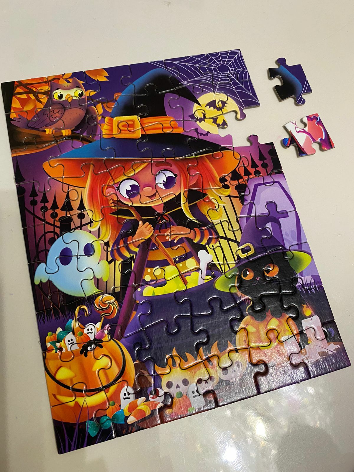 Фотография покупателя товара Пазл «Ведьмочка», 54 детали - Фото 22