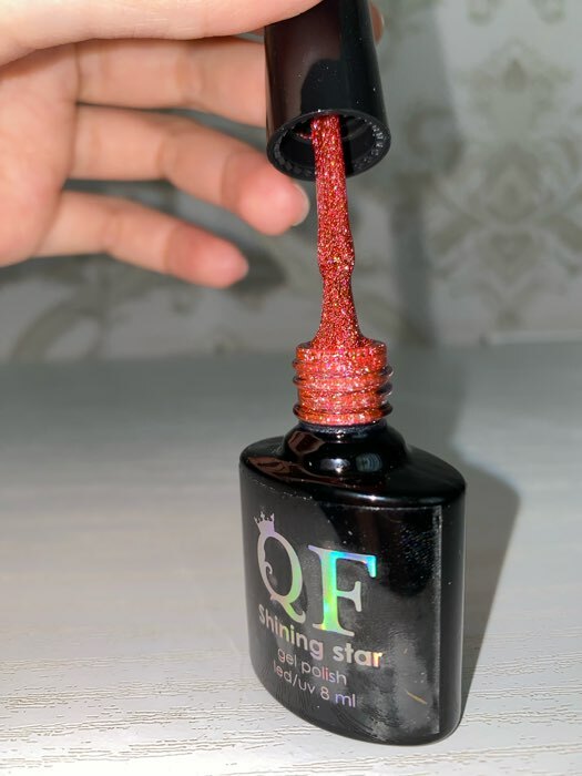 Фотография покупателя товара Гель лак для ногтей, светоотражающий, трехфазный, 8 мл, LED/UV, розовый (012) - Фото 16