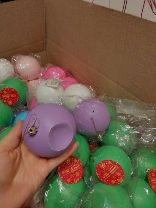 Фотография покупателя товара Набор шаров пластик d-8 см, 2 шт "Матовый" фиолетовый - Фото 22