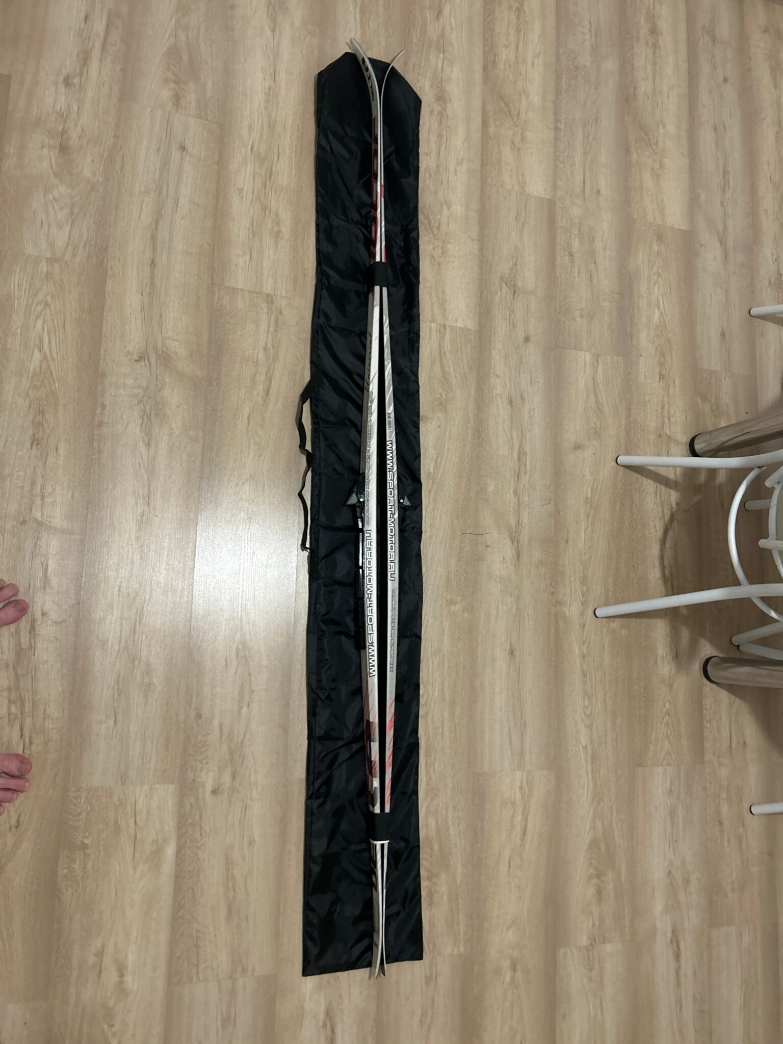 Фотография покупателя товара Чехол-сумка для лыж Winter Star, длина 190 см, цвет чёрный - Фото 2