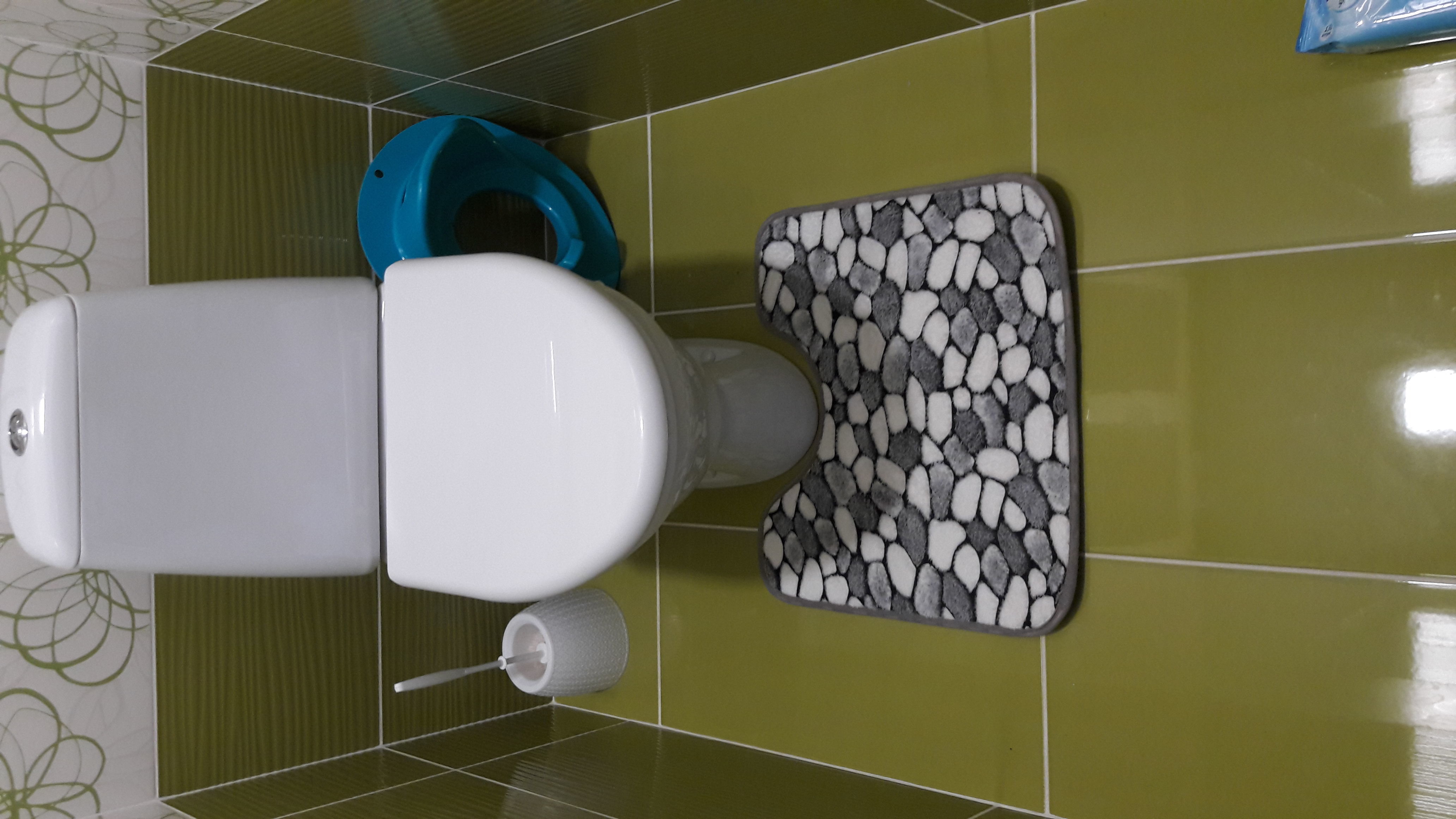 Фотография покупателя товара Набор ковриков для ванной и туалета Доляна «Галька», 2 шт, 40×49 см, 50×80 см - Фото 13