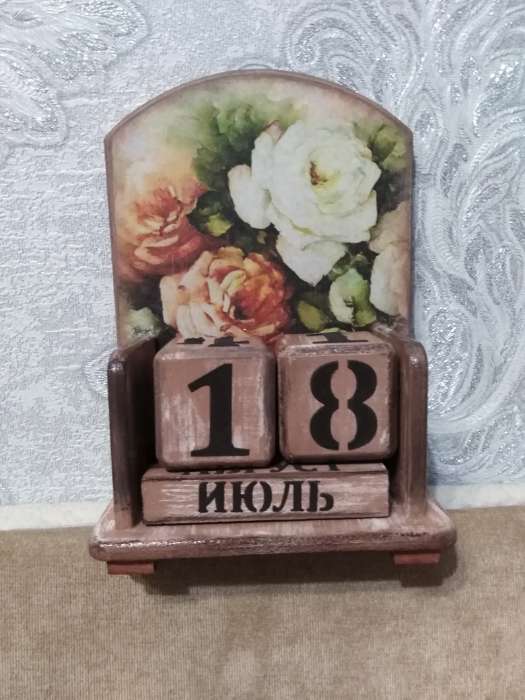 Фотография покупателя товара Заготовка "Вечный календарь" 170*120*65 мм - Фото 5