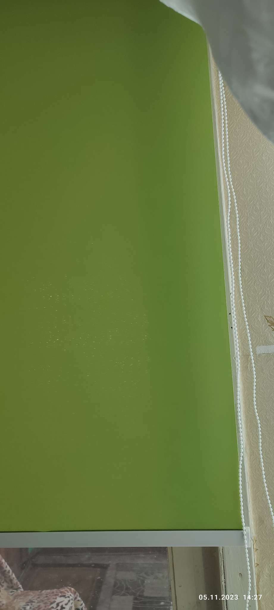 Фотография покупателя товара Штора рулонная 120×180 см (с учётом креплений 3,5 см), цвет зелёный - Фото 1