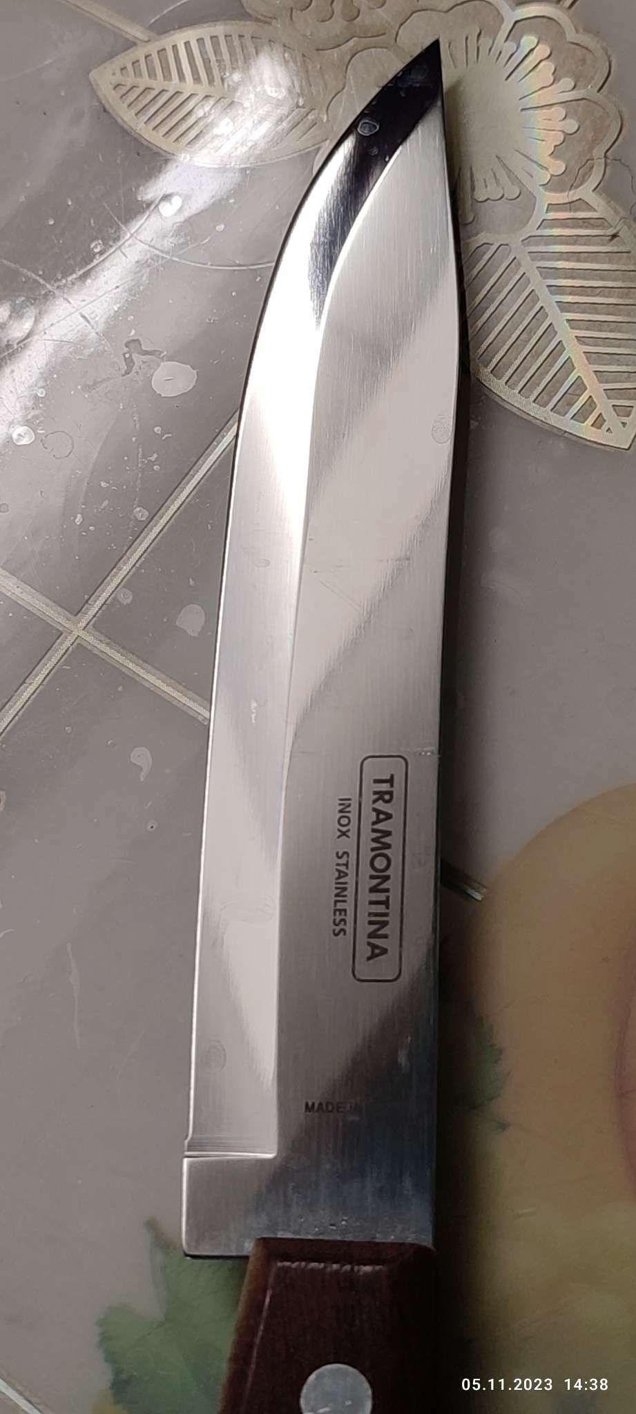 Фотография покупателя товара Нож кухонный Tramontina Tradicional для мяса, лезвие 15 см - Фото 2