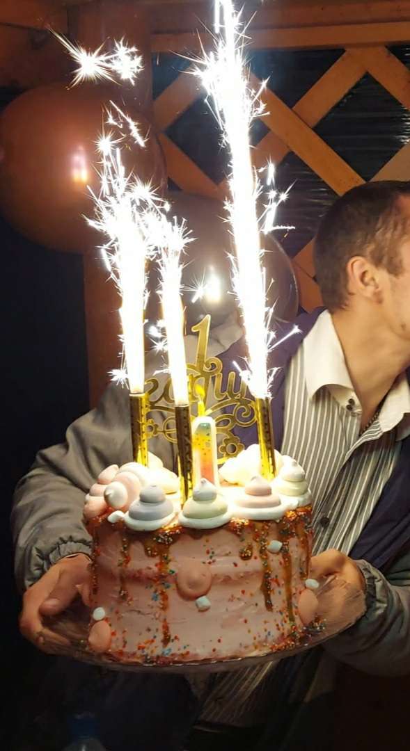 Фотография покупателя товара Свечи фонтаны для торта "Золотые искры", 10 см, 30 секунд, 4 шт - Фото 84