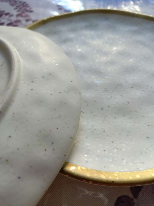 Фотография покупателя товара Тарелка фарфоровая пирожковая Magistro Poursephona, d=18,5 см, цвет бежевый