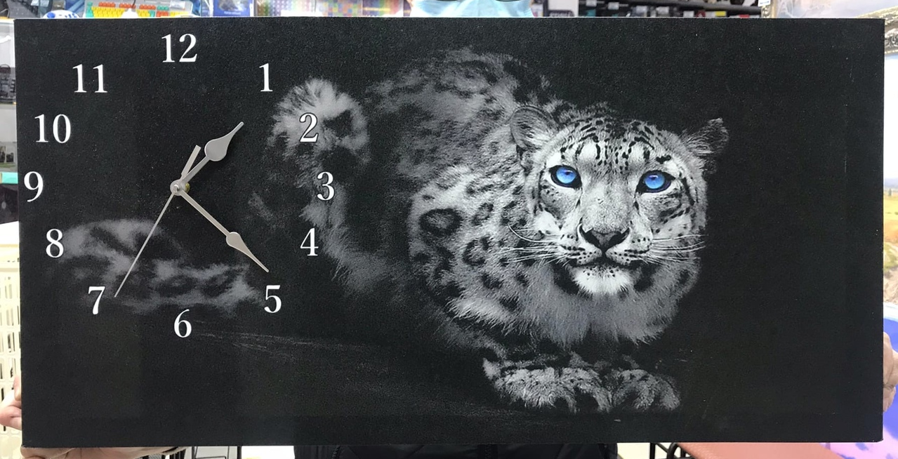 Фотография покупателя товара Часы-картина настенные, серия: Животный мир, "Леопард", 40 х 76 см - Фото 3