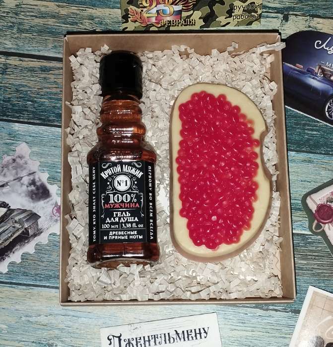 Фотография покупателя товара Гель для душа во флаконе виски «На удачу», 100 мл, аромат пряного виски - Фото 12