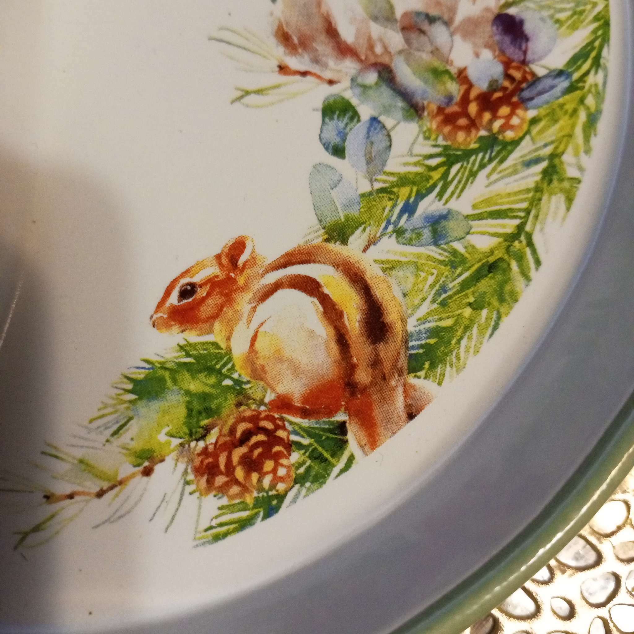 Фотография покупателя товара Тарелка плоская «Новогодняя акварель», 10.5×20 см, ручная работа - Фото 3