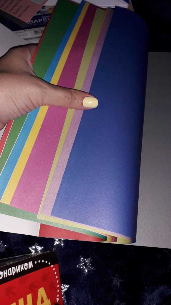 Фотография покупателя товара Бумага цветная двусторонняя А4, 16 листов, 16 цветов "Хобби тайм", немелованная 45 г/м2, МИКС - Фото 1