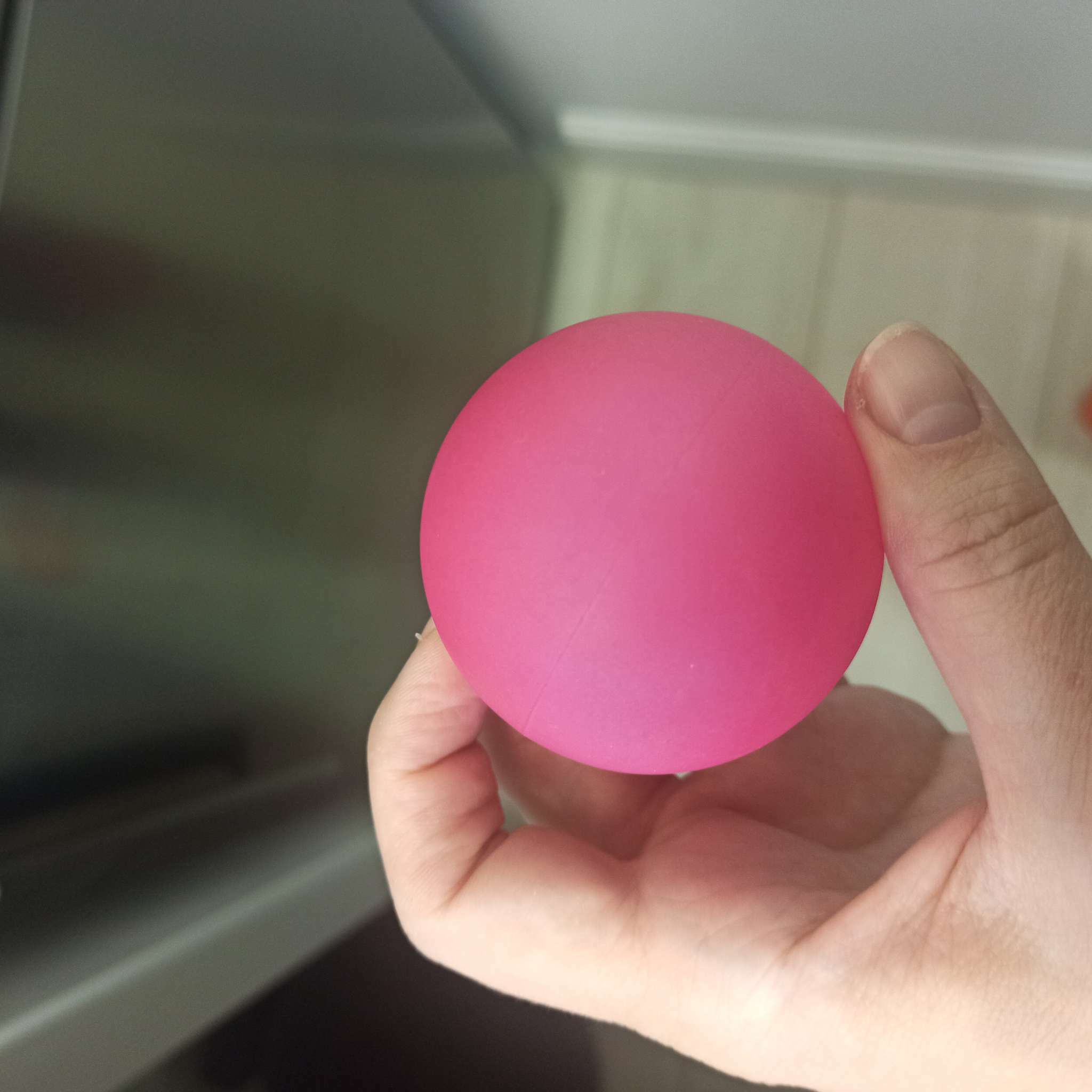 Фотография покупателя товара Набор шаров пластик d-6 см, 6 шт "Неон" розовый - Фото 8