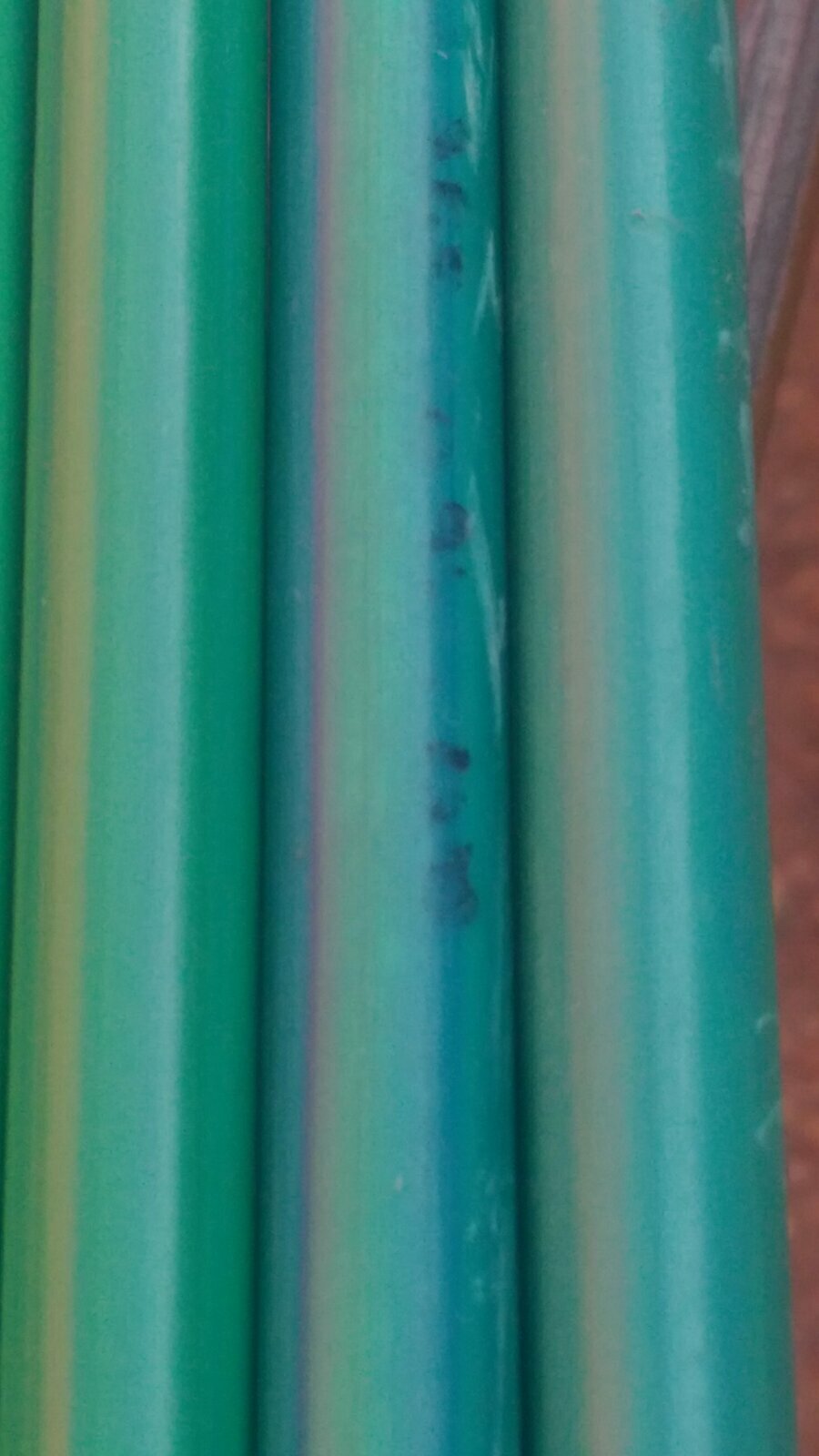 Фотография покупателя товара Кустодержатель для цветов, d = 30 см, h = 120 см, ножка d = 1 см, металл, зелёный
