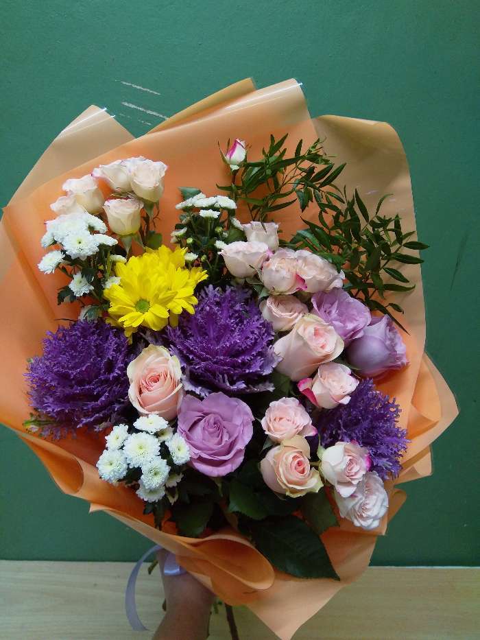 Фотография покупателя товара Пленка для цветов и подарков тонированный лак лавандовый 0.7 х 8.2 м, 40 мкм - Фото 11