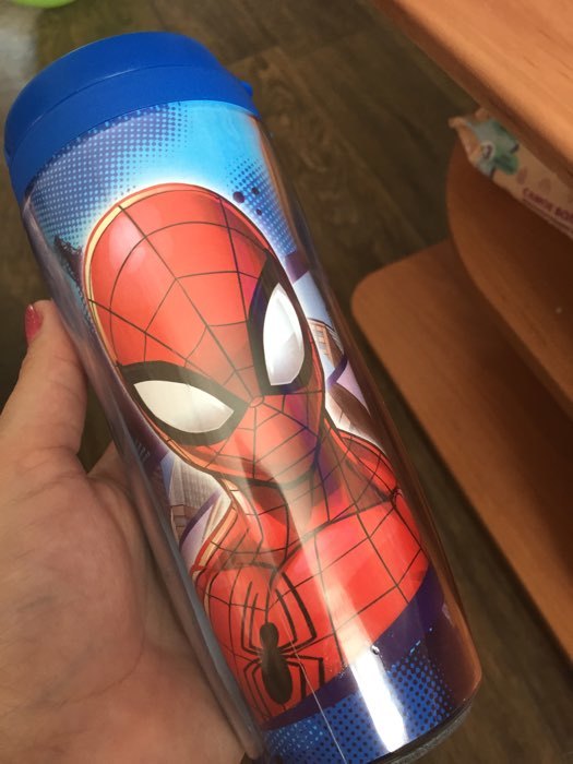 Фотография покупателя товара Термостакан "Ты супер-герой!", Человек-паук, 350 мл - Фото 1