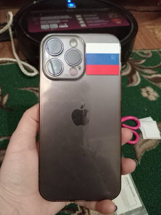 Фотография покупателя товара Наклейка на авто «Флаг» 1, 12×3 см - Фото 1