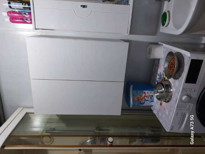 Фотография покупателя товара Шкаф подвесной для ванной комнаты «Пронто», 600×290×700 мм, цвет белый - Фото 1