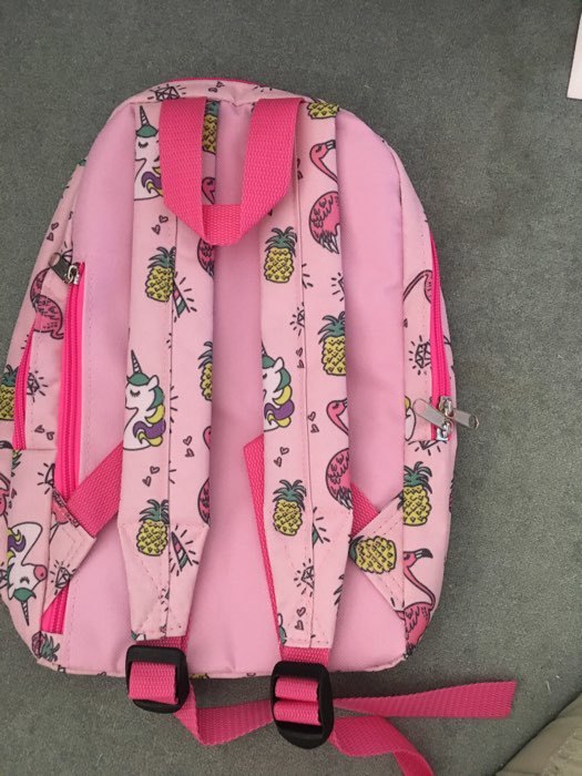 Фотография покупателя товара Рюкзак детский, отдел на молнии, 2 наружных кармана, цвет розовый, «Единорог» - Фото 20