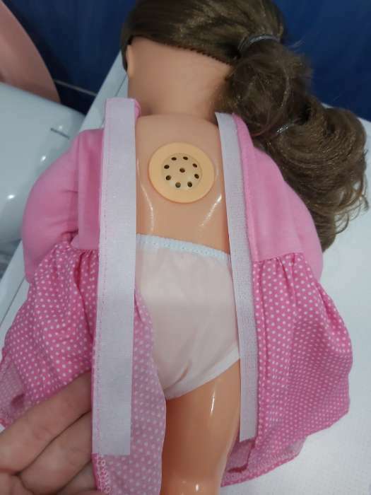 Фотография покупателя товара Кукла «Инна модница 1», 43 см, со звуковым устройством - Фото 3