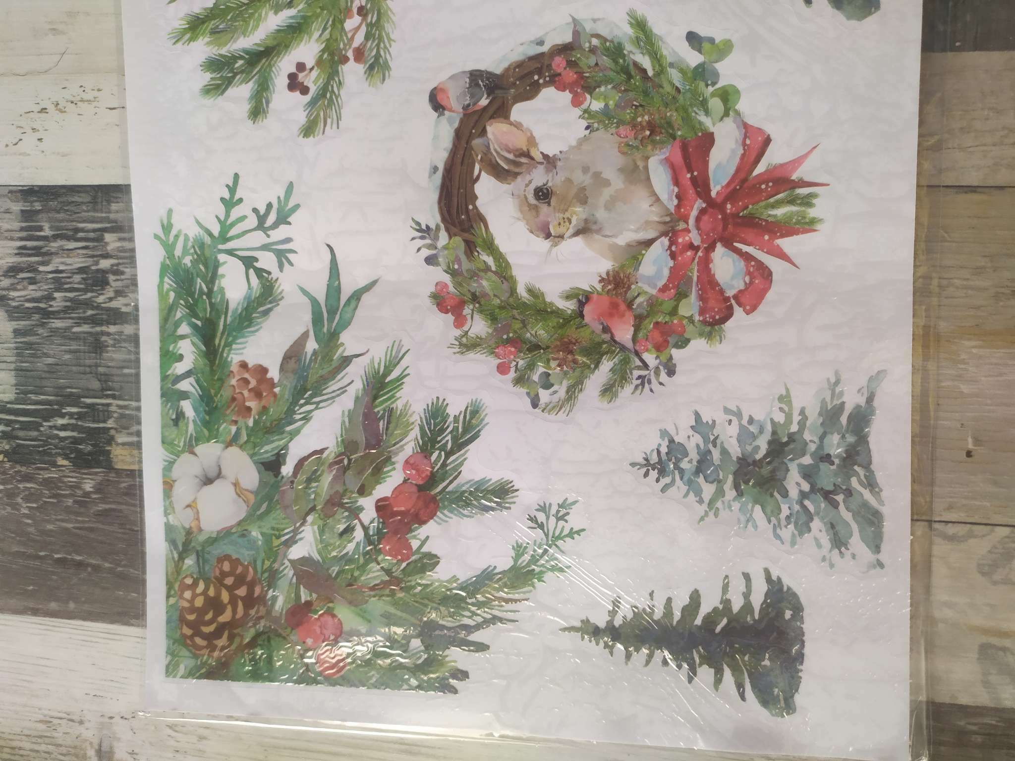 Фотография покупателя товара Наклейки на окна многоразовые «С Новым годом», 70 х 25 см - Фото 21