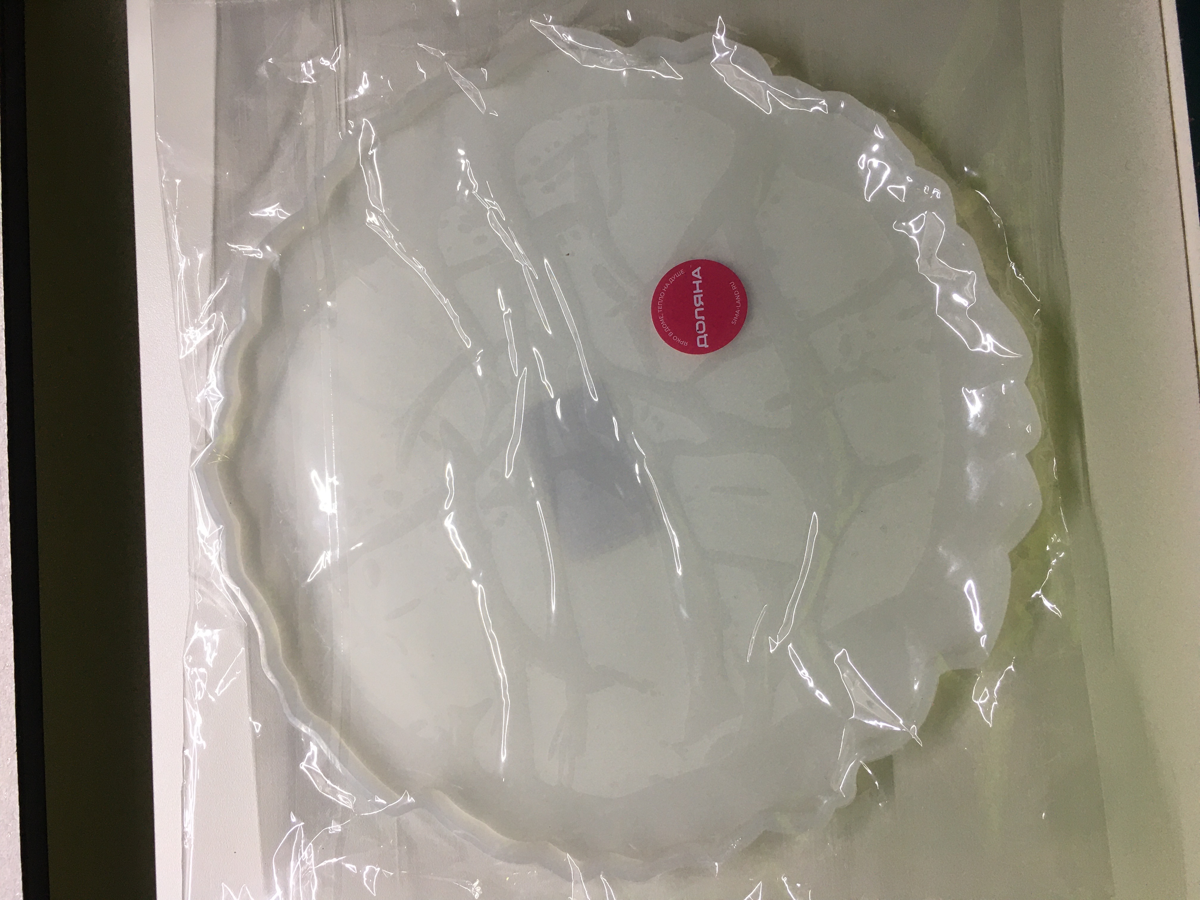 Фотография покупателя товара Молд Доляна «Эстель», силикон, d=34 см, прозрачный - Фото 4