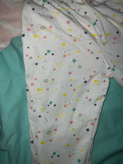 Фотография покупателя товара Пижама для девочки Sleep, цвет мята/белый, рост 128-134 см - Фото 3