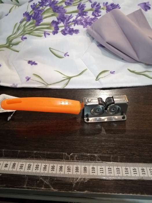 Фотография покупателя товара Точилка для ножей Доляна «Оранж», 19×3,5 см - Фото 1