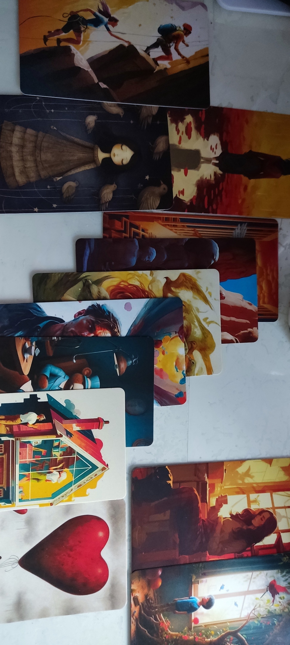 Фотография покупателя товара Арт-терапия «Путь к мечте» с МАК, 50 карт (7х12 см), холст (22х16,5 см), краски (6 цветов), кисть, 16+