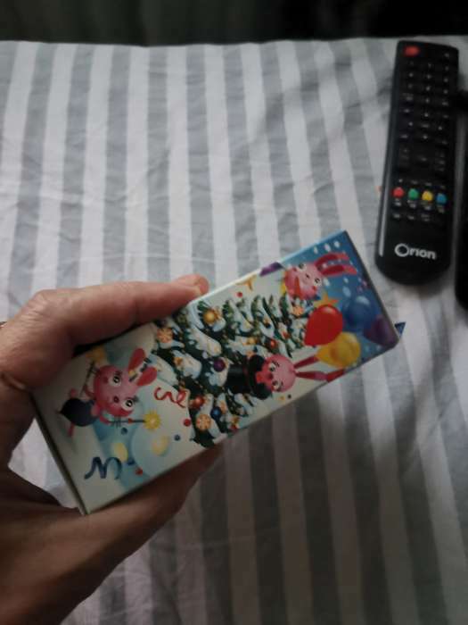 Фотография покупателя товара Коробка - конфета подарочная новогодняя складная «Шурум - Бурум» 20×4.5×11.5 см - Фото 2