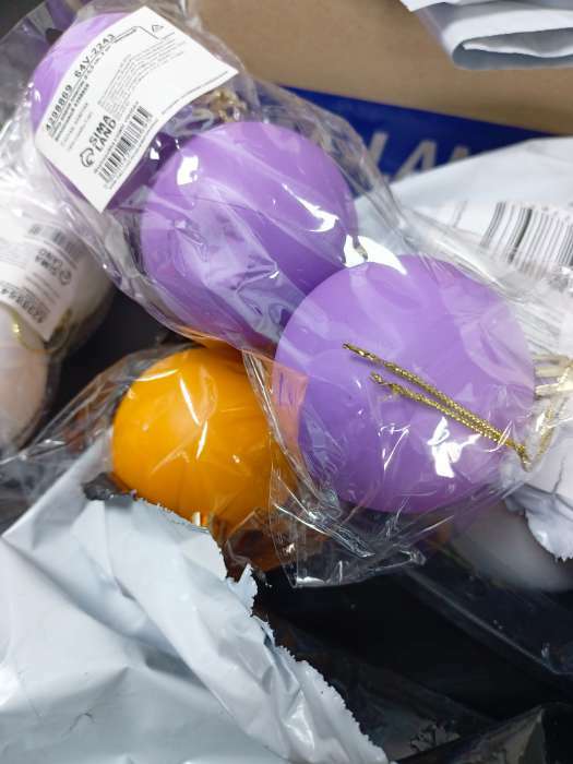 Фотография покупателя товара Набор шаров пластик d-5,5 см, 3 шт "Матовый" красный - Фото 6