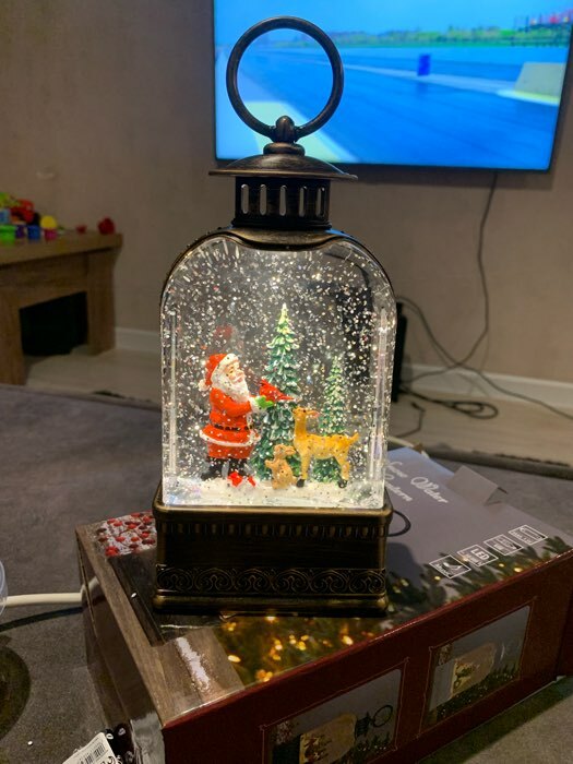 Фотография покупателя товара Светодиодная фигура «Фонарь с Дедом Морозом» 10.7 × 20.5 × 6.2 см, пластик, батарейки ААх3 (не в комплекте), USB, свечение тёплое белое - Фото 1
