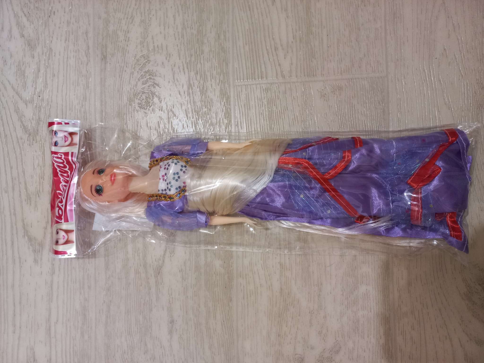 Фотография покупателя товара Кукла сказочная «Злата» в платье, цвета МИКС - Фото 1