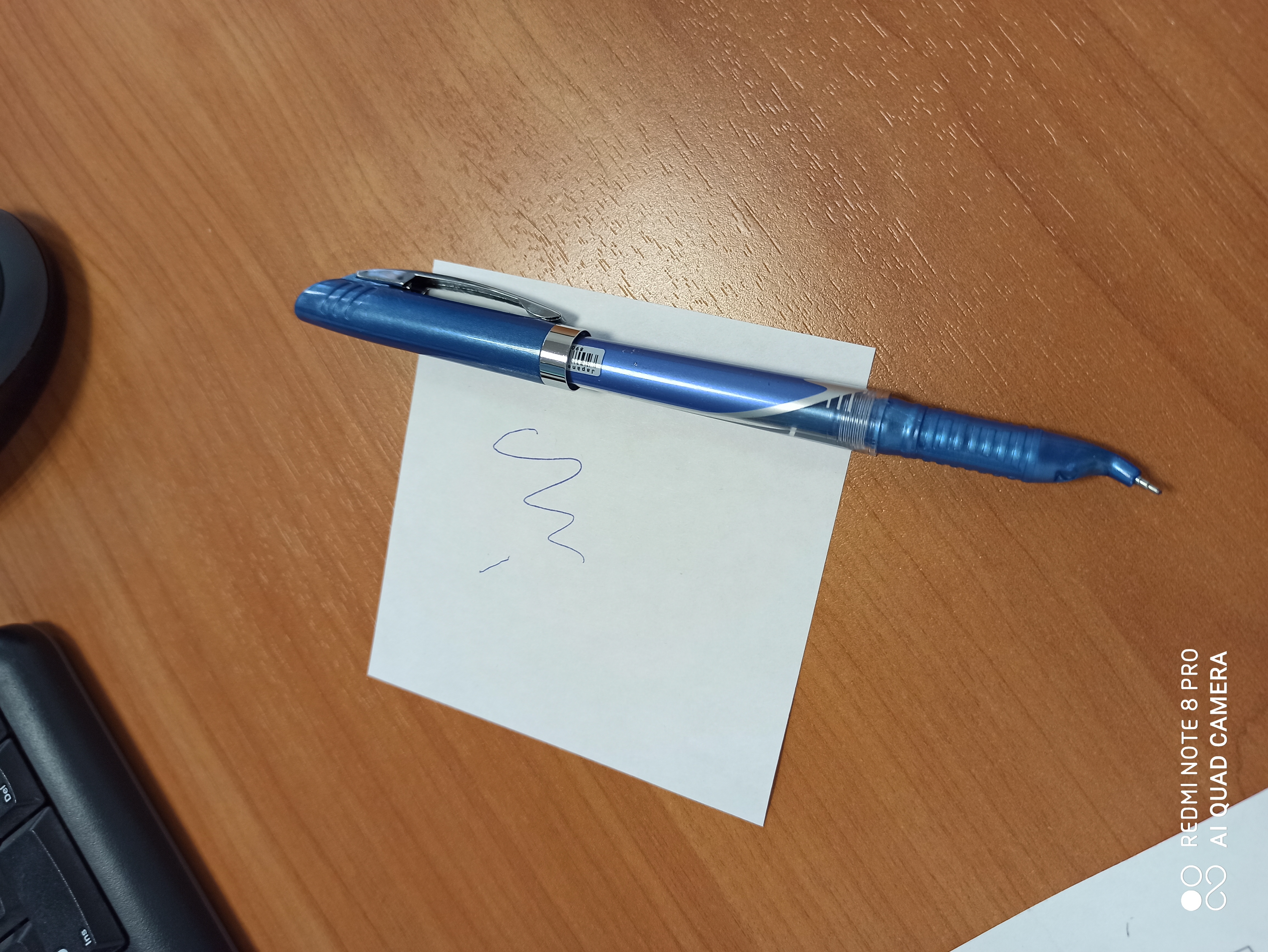Фотография покупателя товара Ручка шариковая Flair Angular для левшей, узел-игла 0.7 мм, стержень синий - Фото 2