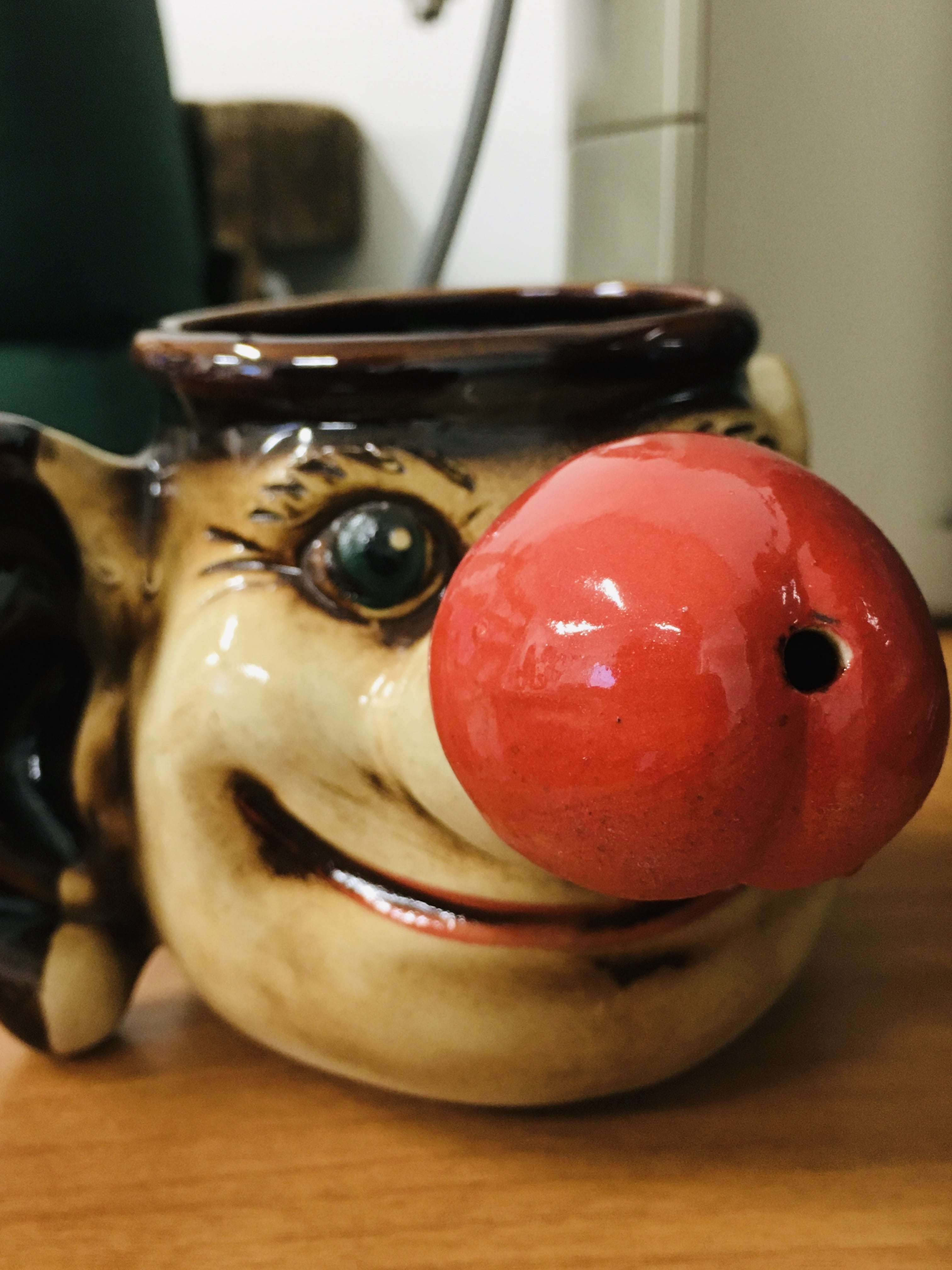 Фотография покупателя товара Пивная кружка "Ухо с носом", бежевая, керамика, 0.4 л, микс - Фото 1