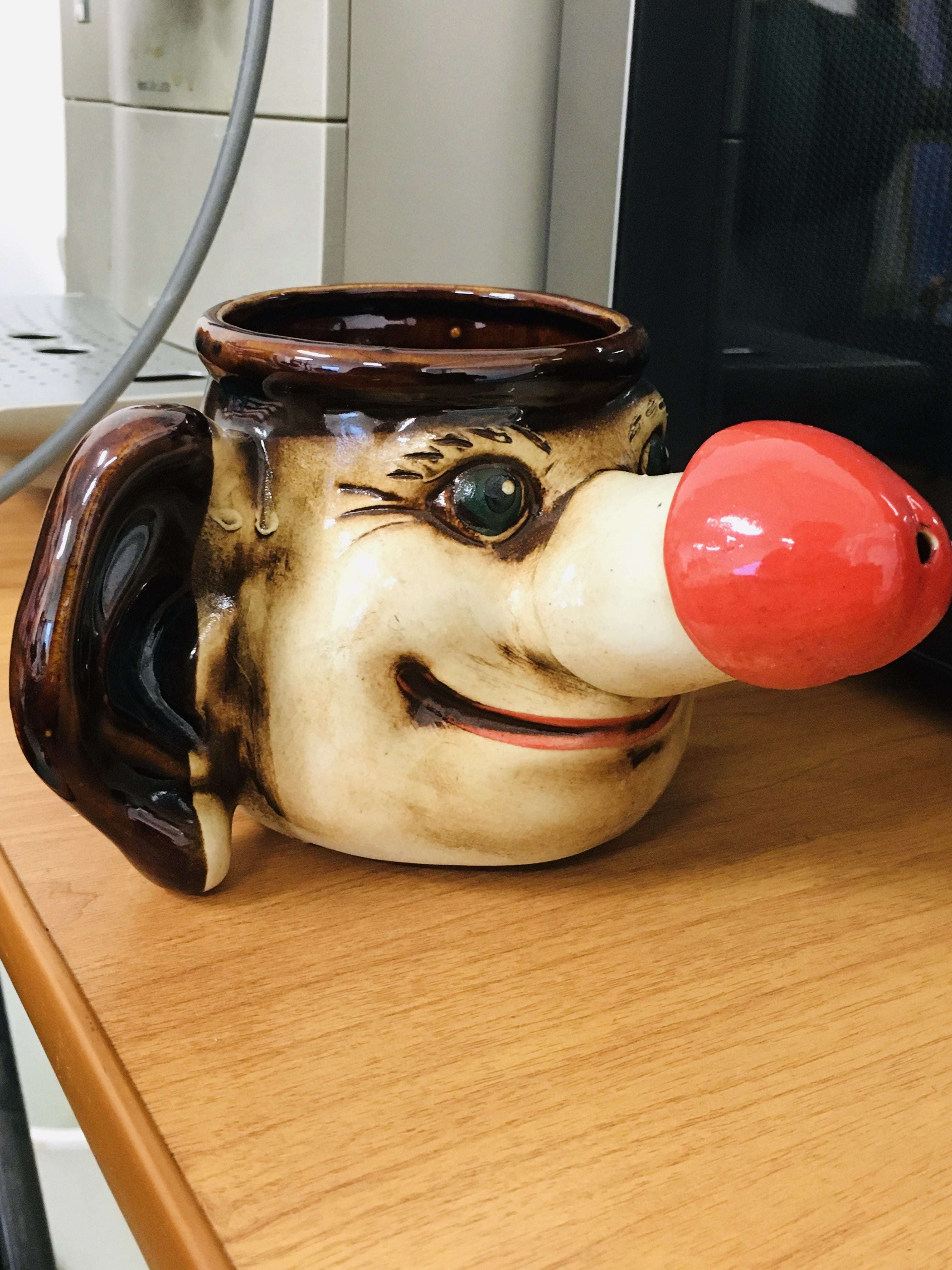 Фотография покупателя товара Пивная кружка "Ухо с носом", бежевая, керамика, 0.4 л, микс - Фото 3