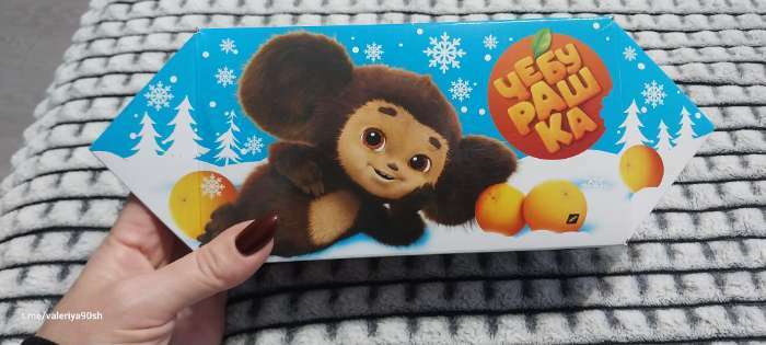 Фотография покупателя товара Новогодний подарок "Чебурашка" Конфета большая, 400 г - Фото 1