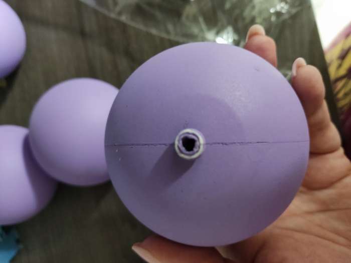 Фотография покупателя товара Набор шаров пластик d-8 см, 2 шт "Матовый" фиолетовый - Фото 20