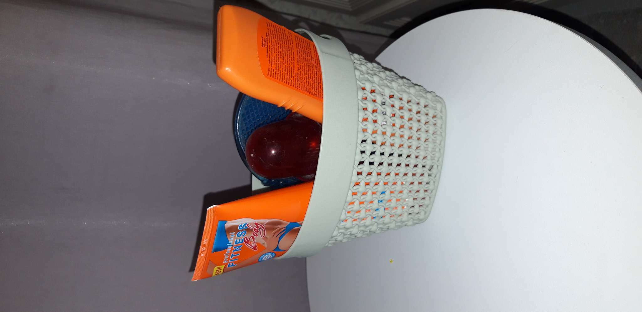 Фотография покупателя товара Корзинка пластиковая для мелочей с ручками, 16×11×12 см, цвет МИКС - Фото 5