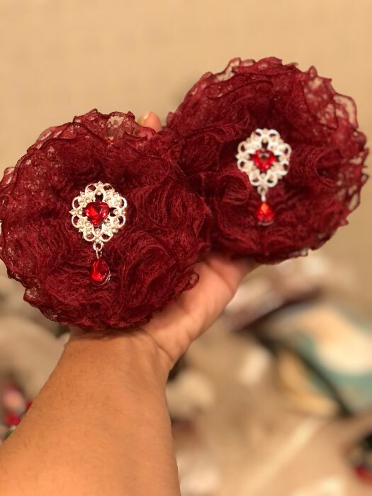 Фотография покупателя товара Кружево капроновое, 45 мм × 8.5 ± 1 м, цвет белый - Фото 19