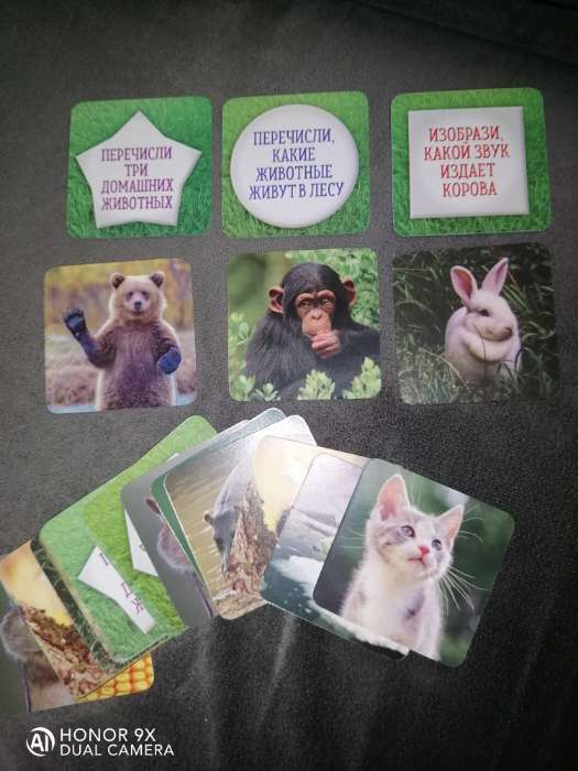 Фотография покупателя товара Настольная игра «Мемо. Мир животных», 28 карт, 3+ - Фото 3