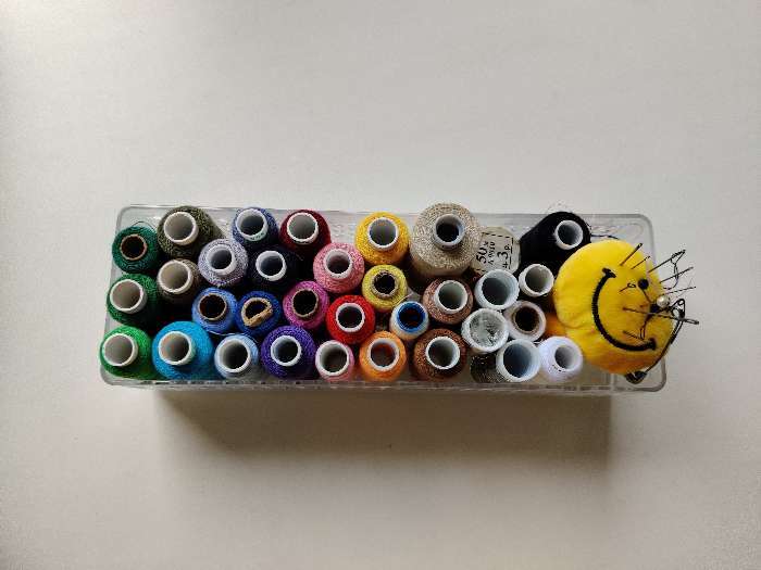 Фотография покупателя товара Корзинка пластиковая для мелочей Доляна, 23,5×7,5×5 см, цвет прозрачный