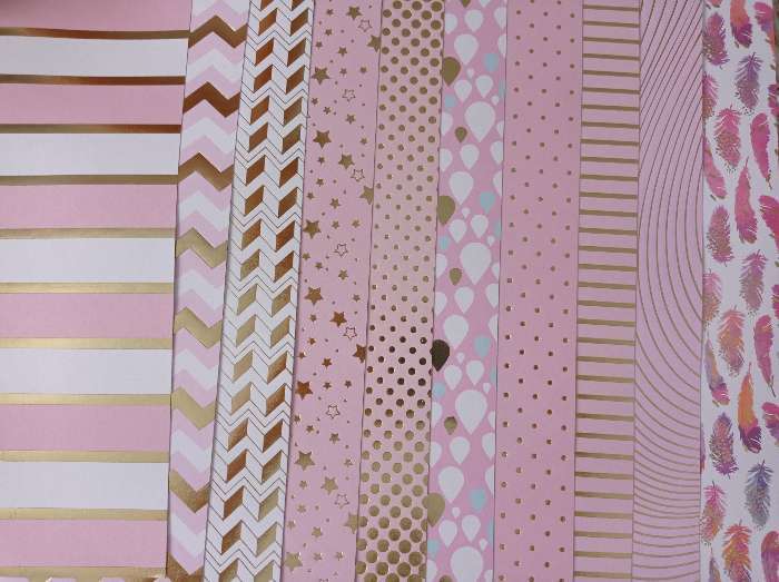 Фотография покупателя товара Набор бумаги для скрапбукинга с фольгированием «Розовые облака», 10 листов 30.5 × 30.5 см