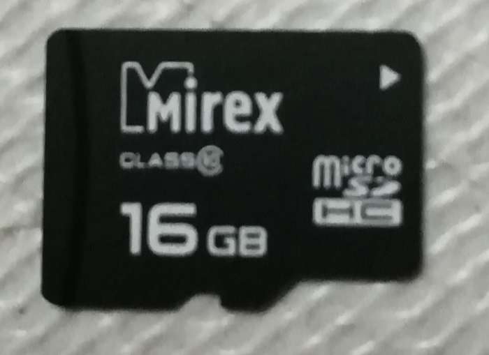 Фотография покупателя товара Карта памяти Mirex microSD, 16 Гб, SDHC, класс 10 - Фото 1