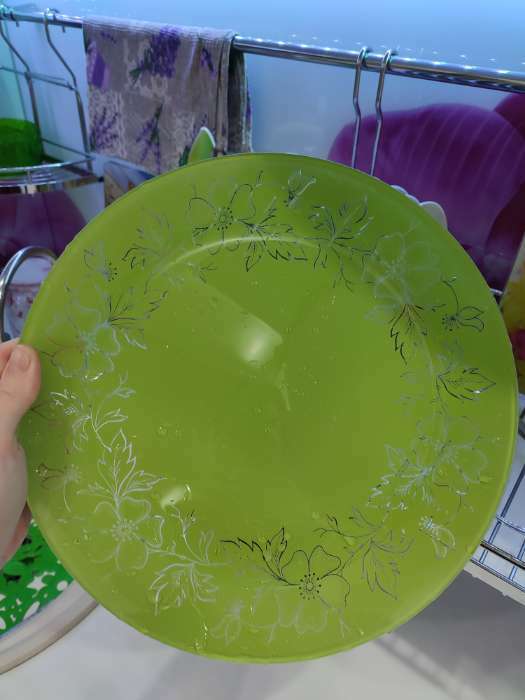 Фотография покупателя товара Сервиз столовый на 6 персон «Лара»: 6 тарелок d=20 см, 1 тарелка d=30 см - Фото 2