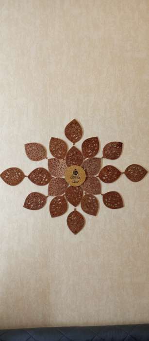 Фотография покупателя товара Подставка под горячее деревянная «Листочек», 9×9 см, цвет коричневый