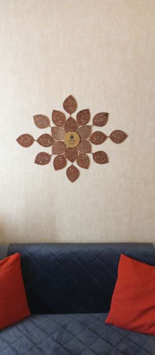 Фотография покупателя товара Подставка под горячее деревянная «Листочек», 9×9 см, цвет коричневый - Фото 3